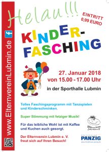 Plakat Fasching 2018